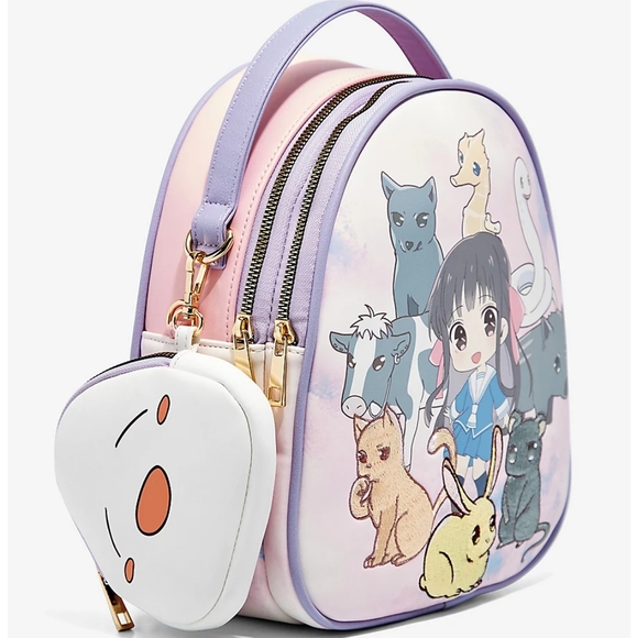 NWT Fruits Basket convertible backpack with coin purse + cardholder - Picture 9 of 16